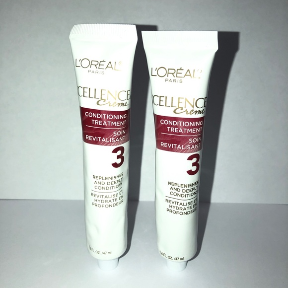 L'OREAL Excellence Creme Protective Conditioning Treatment Lot of 2 - 1.6 fl oz - Picture 2 of 3